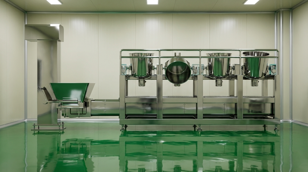 증숙공정 전체 레이아웃